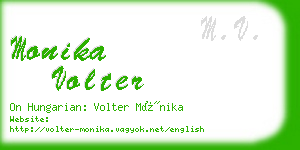 monika volter business card